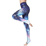 Printed Long Women Yoga Leggings High Waist Tummy Control Over The Heel - MeLegs