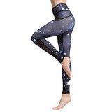 Printed Long Women Yoga Leggings High Waist Tummy Control Over The Heel - MeLegs