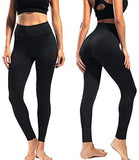 MeLegs High Waisted Leggings for Women - Soft Athletic, Black - MeLegs